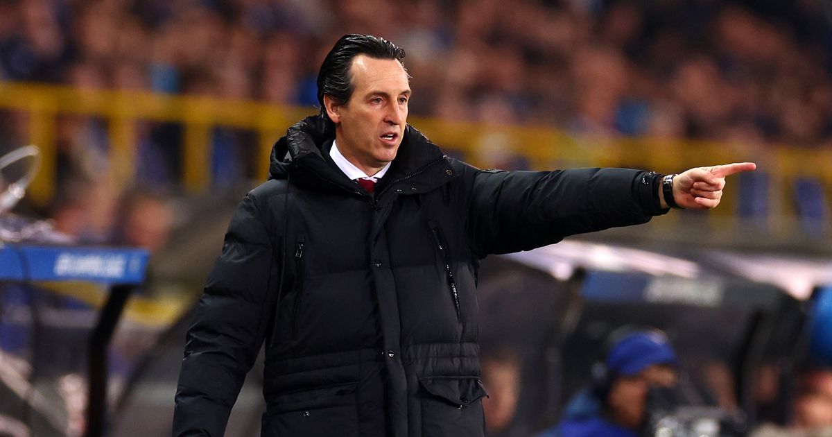 Unai Emery à Aston Villa