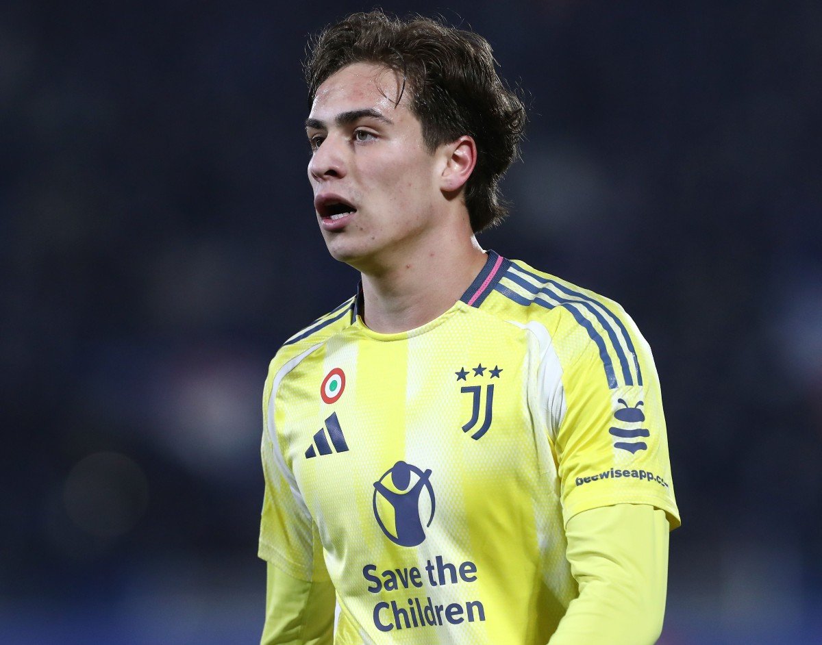 Kenan Yildiz en action pour la Juventus