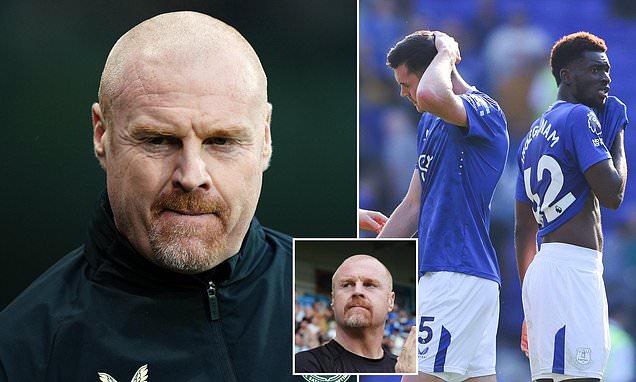 Sean Dyche lors de son passage à Everton