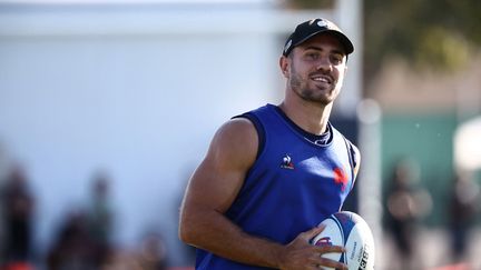 Melvyn Jaminet à un entraînement