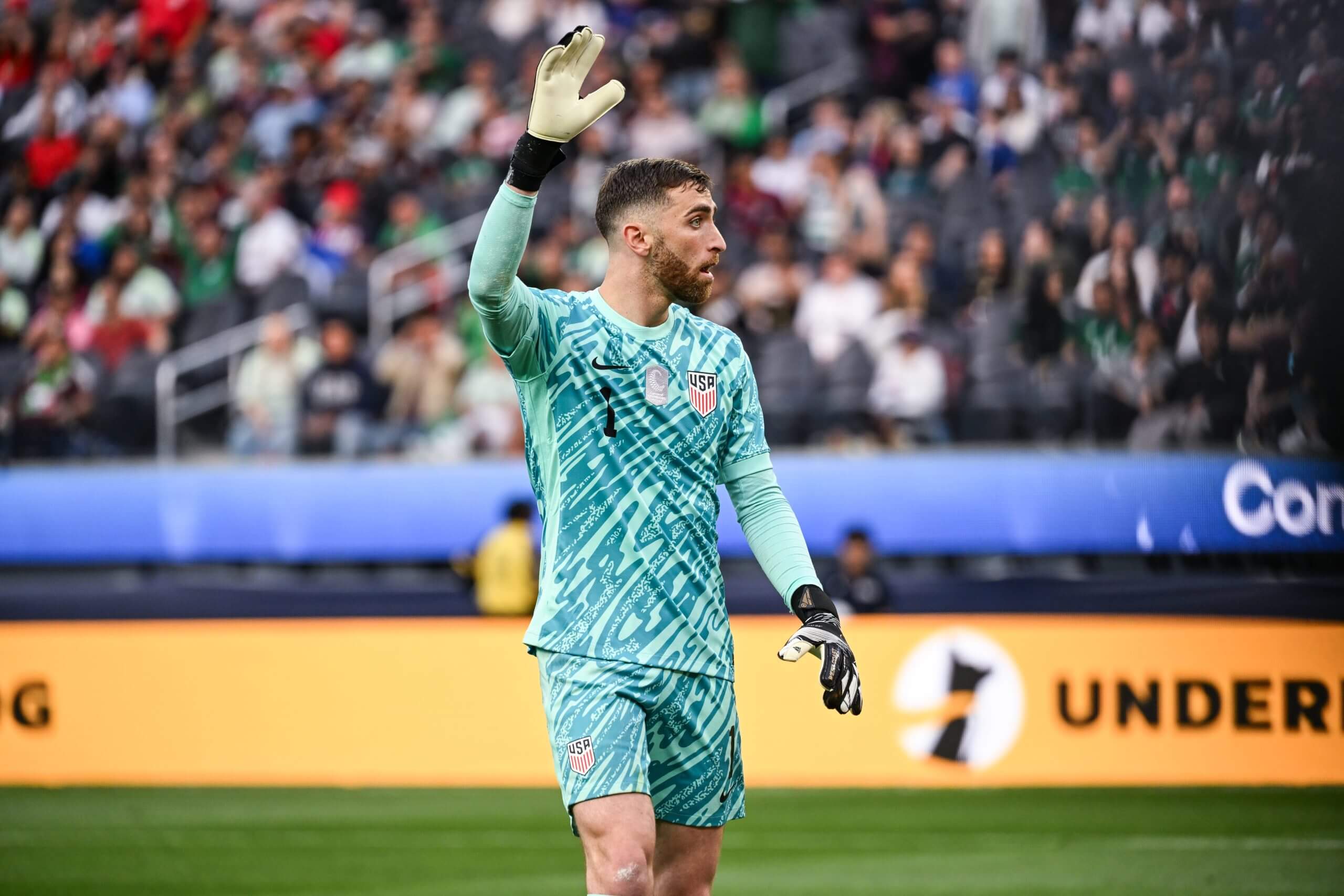 Matt Turner sous le maillot des États-Unis