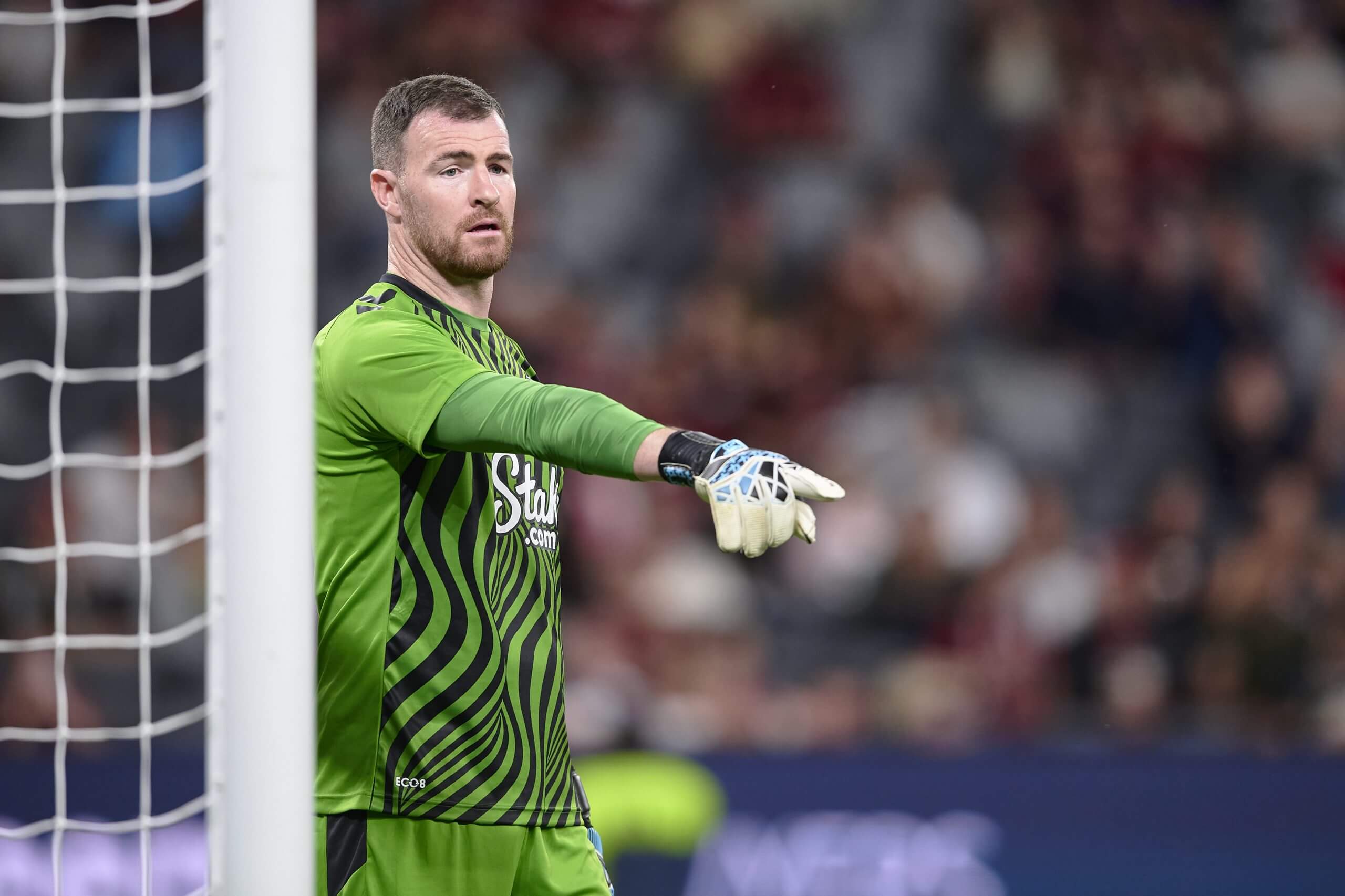 Matt Turner en pleine concentration