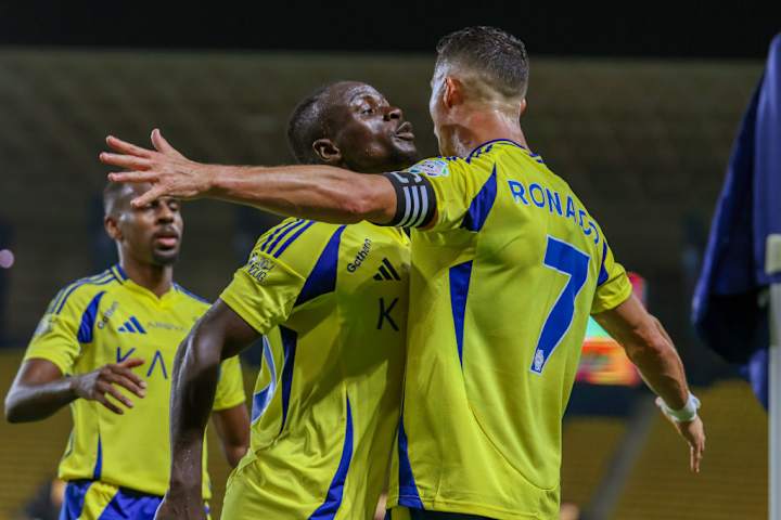 Sadio Mane and Cristiano Ronaldo