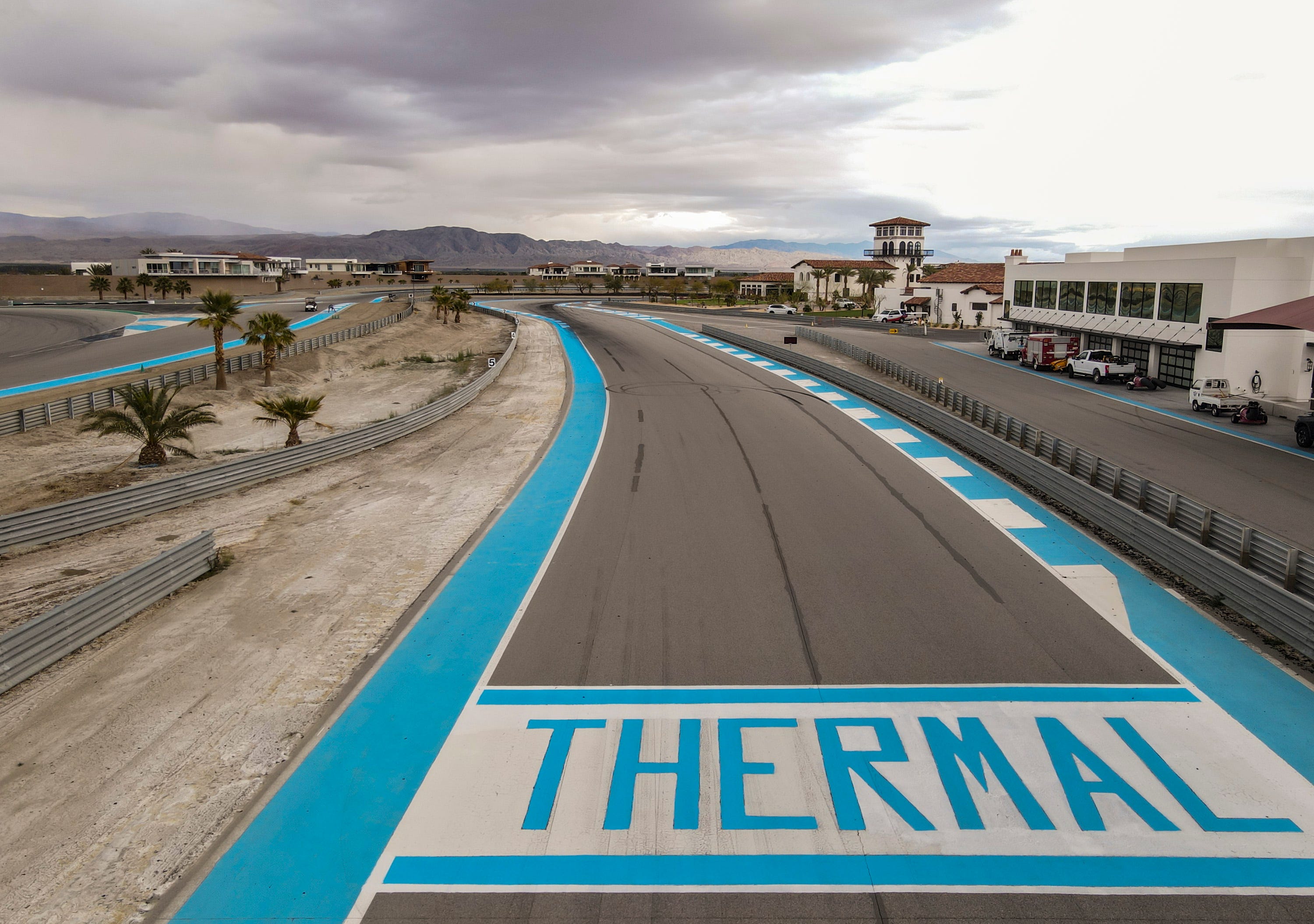 Vue de The Thermal Club durant la course IndyCar
