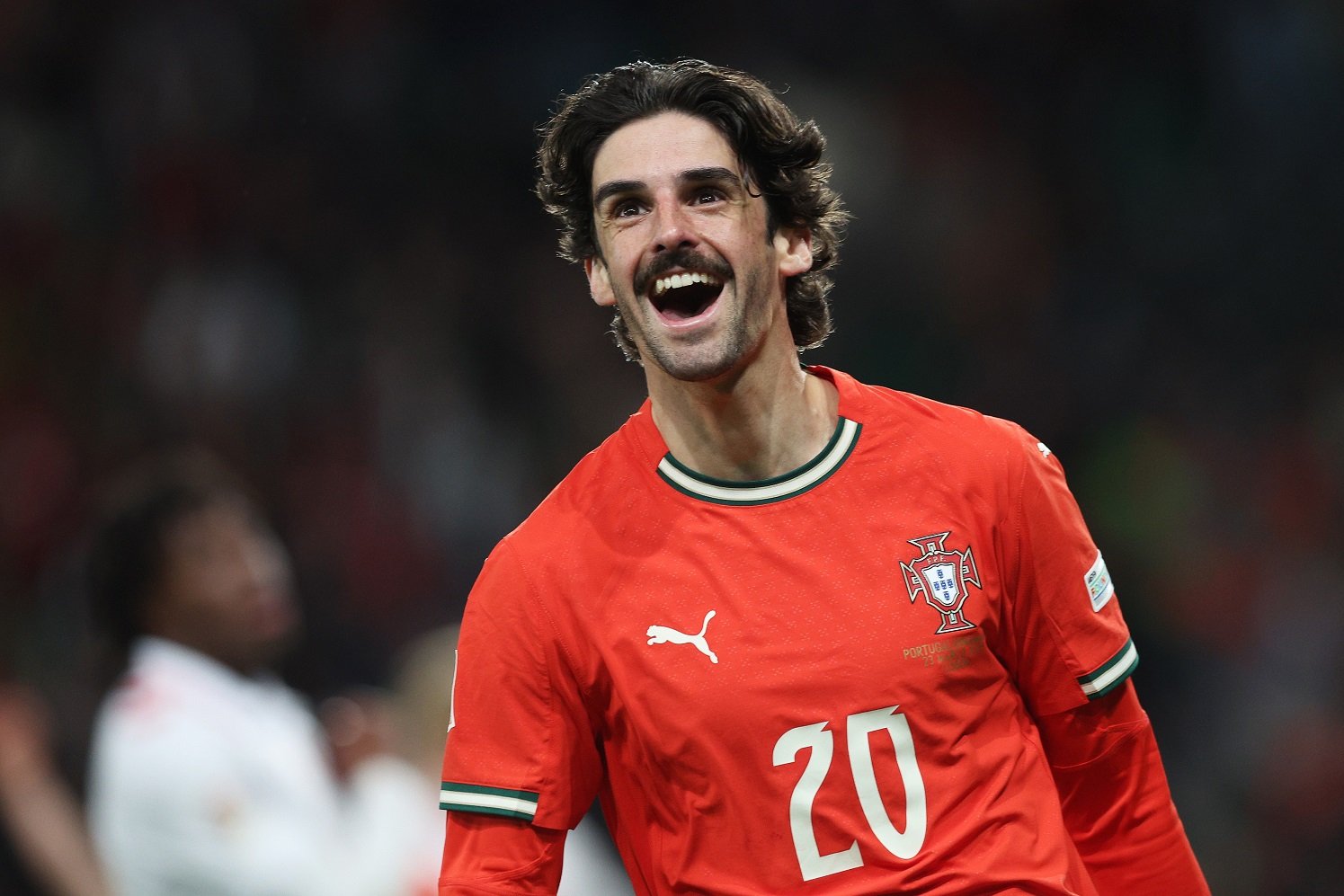 Francisco Trincao en action avec le Portugal