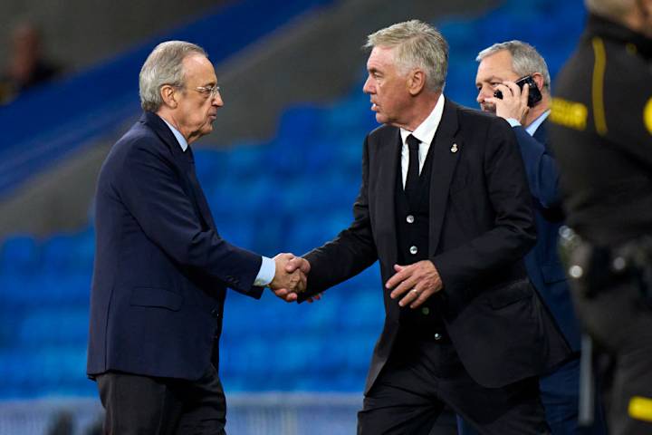 Ancelotti entraineur, Florentino Pérez président du Real Madrid
