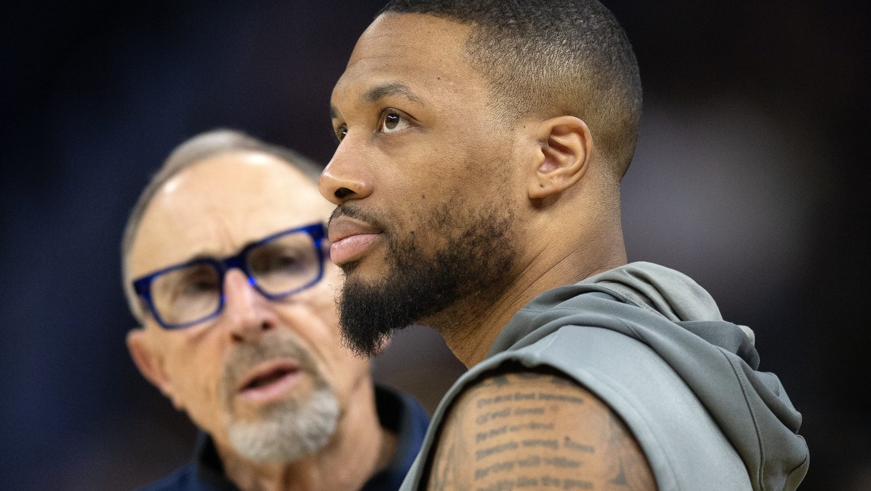 Damian Lillard lors d'un match avec les Bucks