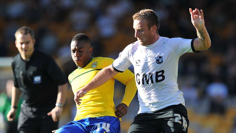 Chris Birchall sous les couleurs de Port Vale