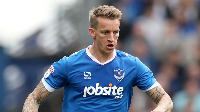 Carl Baker lors de son passage à Portsmouth