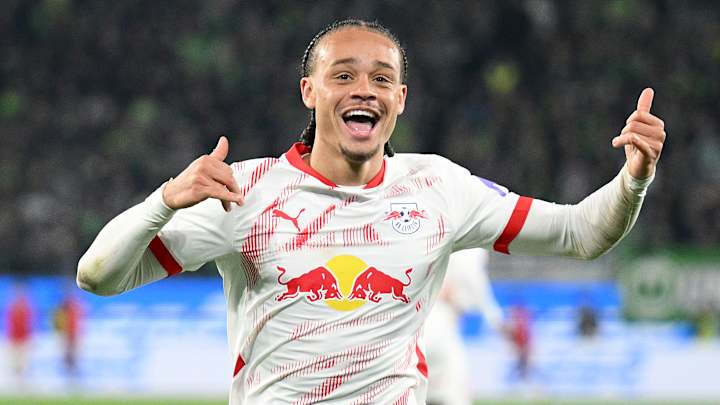 Xavi Simons lors d'un match, répondant aux spéculations