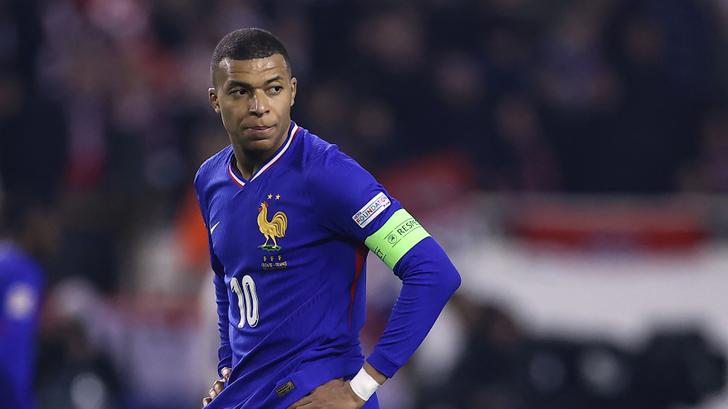 Kylian Mbappé lors du match France-Croatie le 20 mars 2025