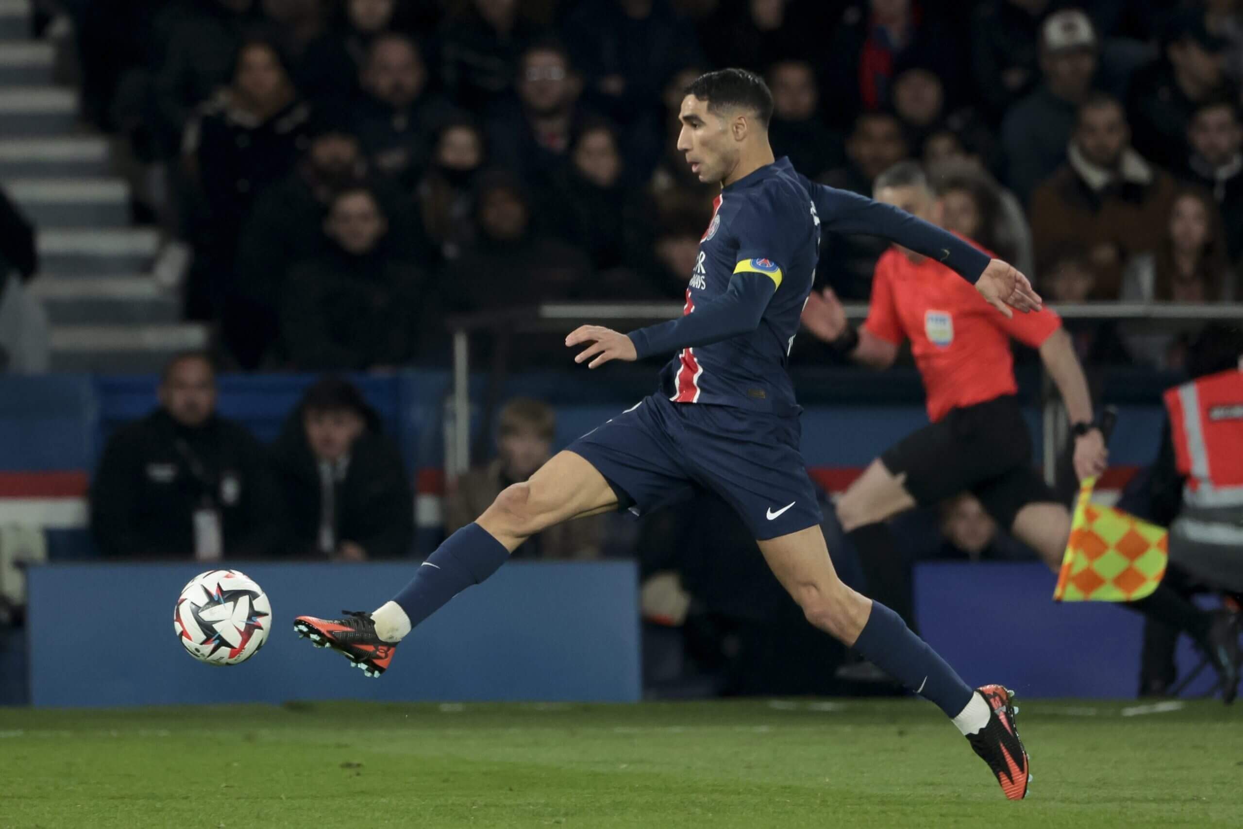 Achraf Hakimi en plein match