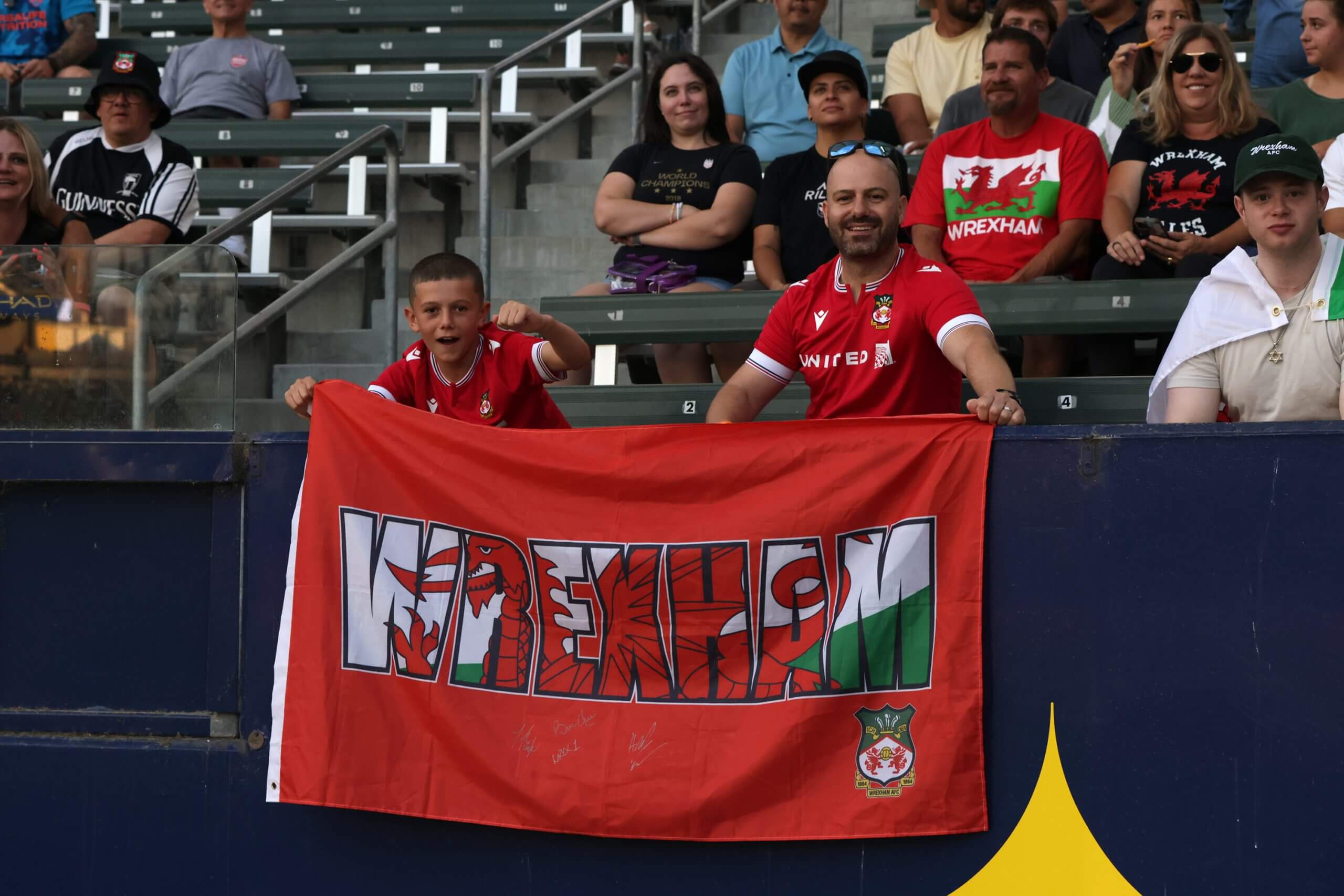 Match de Wrexham lors de la tournée américaine