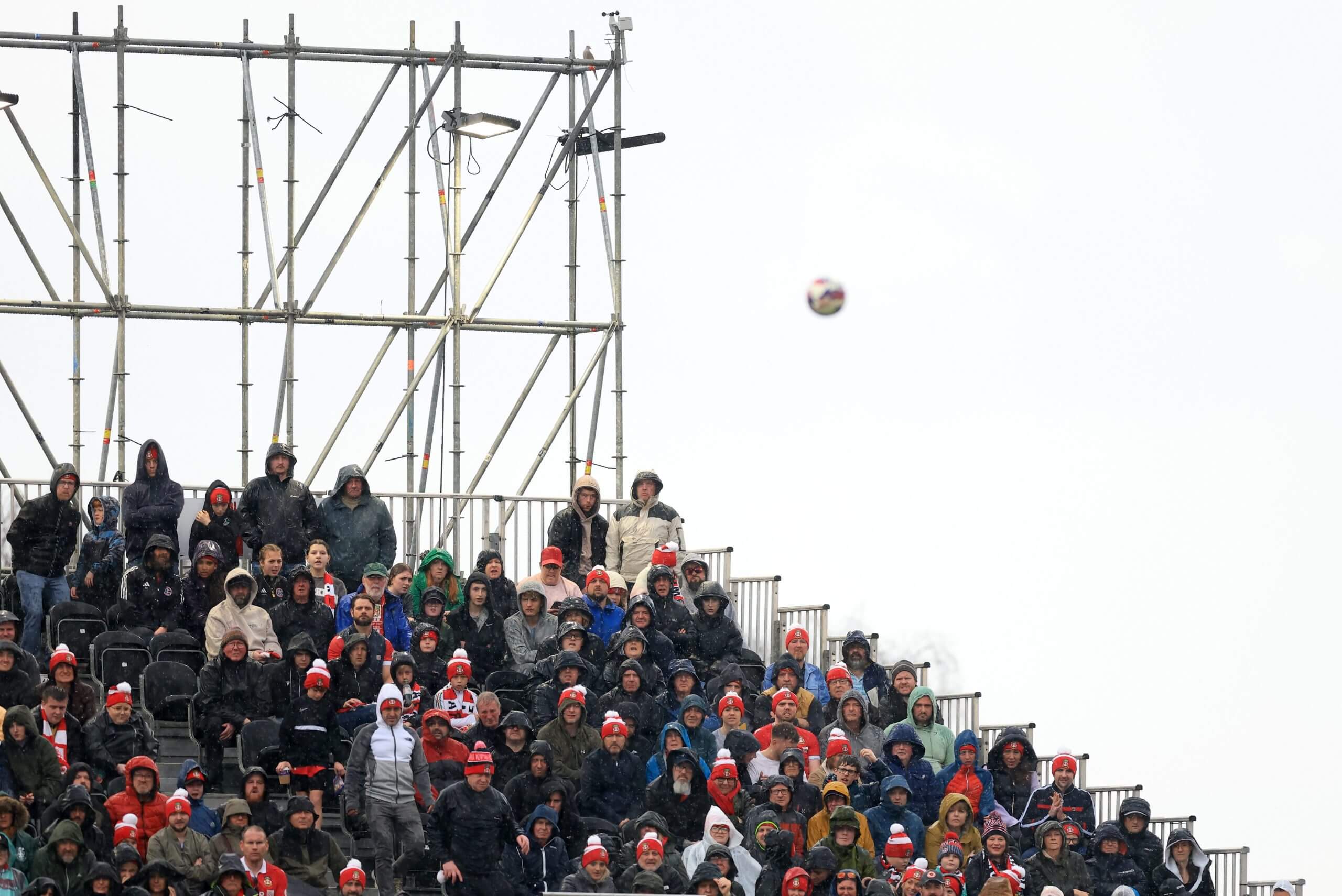 Supporteurs de Wrexham au stade