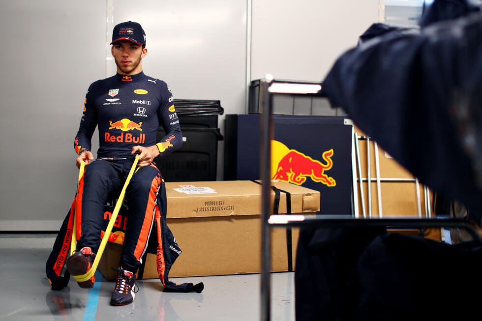 Le Français Pierre Gasly, alors deuxième pilote chez Red Bull, durant le GP du Canada, le 9 juin 2019 à Montréal