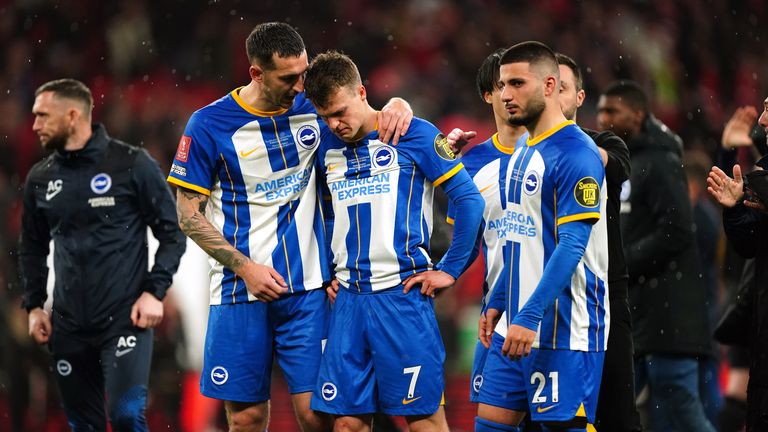 Brighton a perdu aux tirs au but contre Manchester United en demi-finale la saison 2022-23