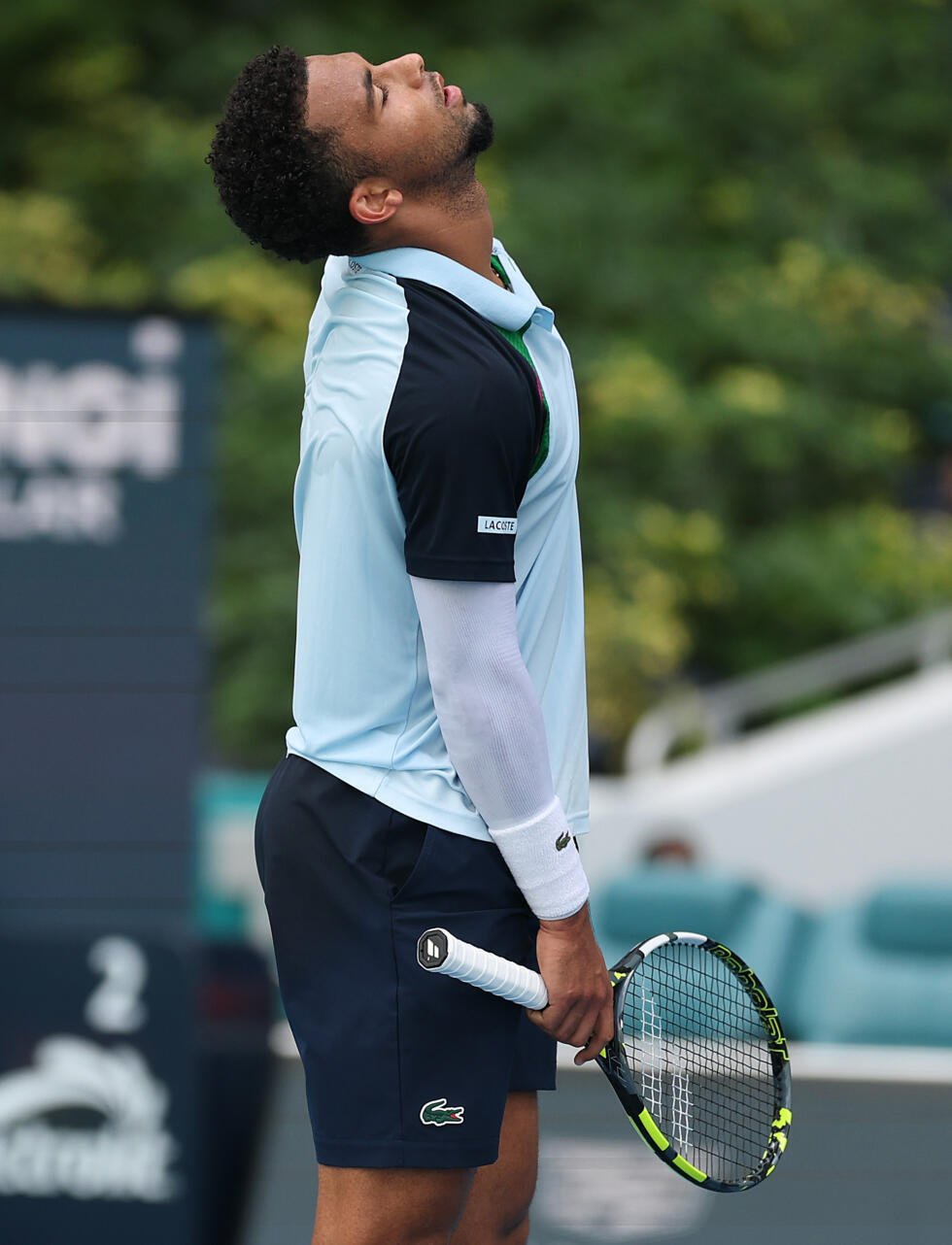 Arthur Fils lors de son match face à Jakub Mensik, en demi-finale du Masters 1000 de Miami, le 27 mars 2025