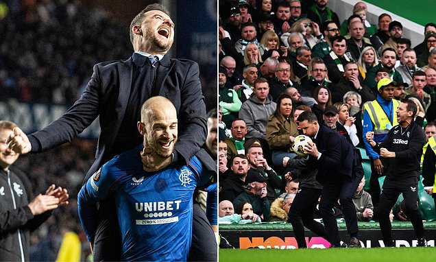 Vaclav Cerny célébrant le but avec Barry Ferguson