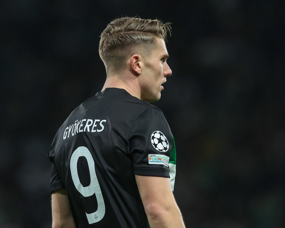 Viktor Gyokeres en action pour Sporting Lisbonne