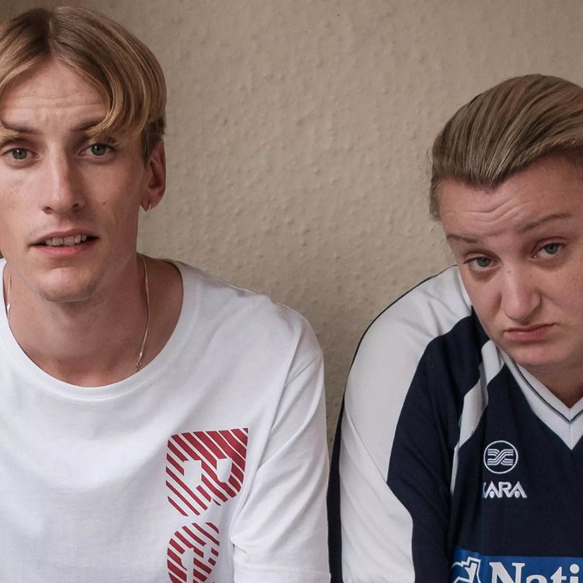 Virgil van Dijk et Mohamed Salah sous le maillot de Liverpool