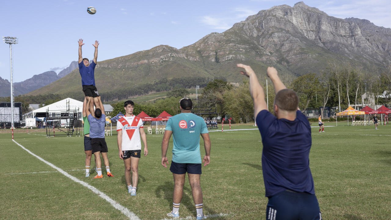 Séance d'entraînement de l'équipe de Grey College, le 27 mars 2025 à Stellenbosch