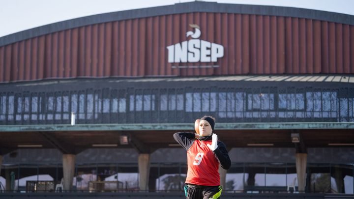 Les Bleues du flag football ont bénéficié des infrastructures de l'Insep, les 15 et 16 février 2025.
