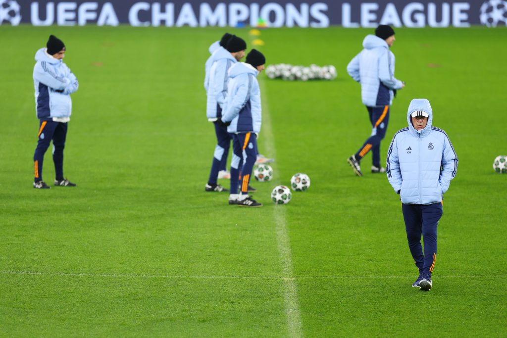 Entraînement et conférence de presse du Real Madrid