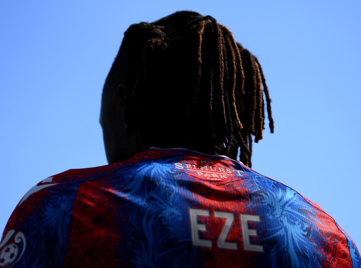 Eberechi Eze en action avec Crystal Palace