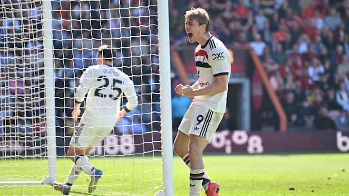 Rasmus Hojlund égalise pour Manchester United