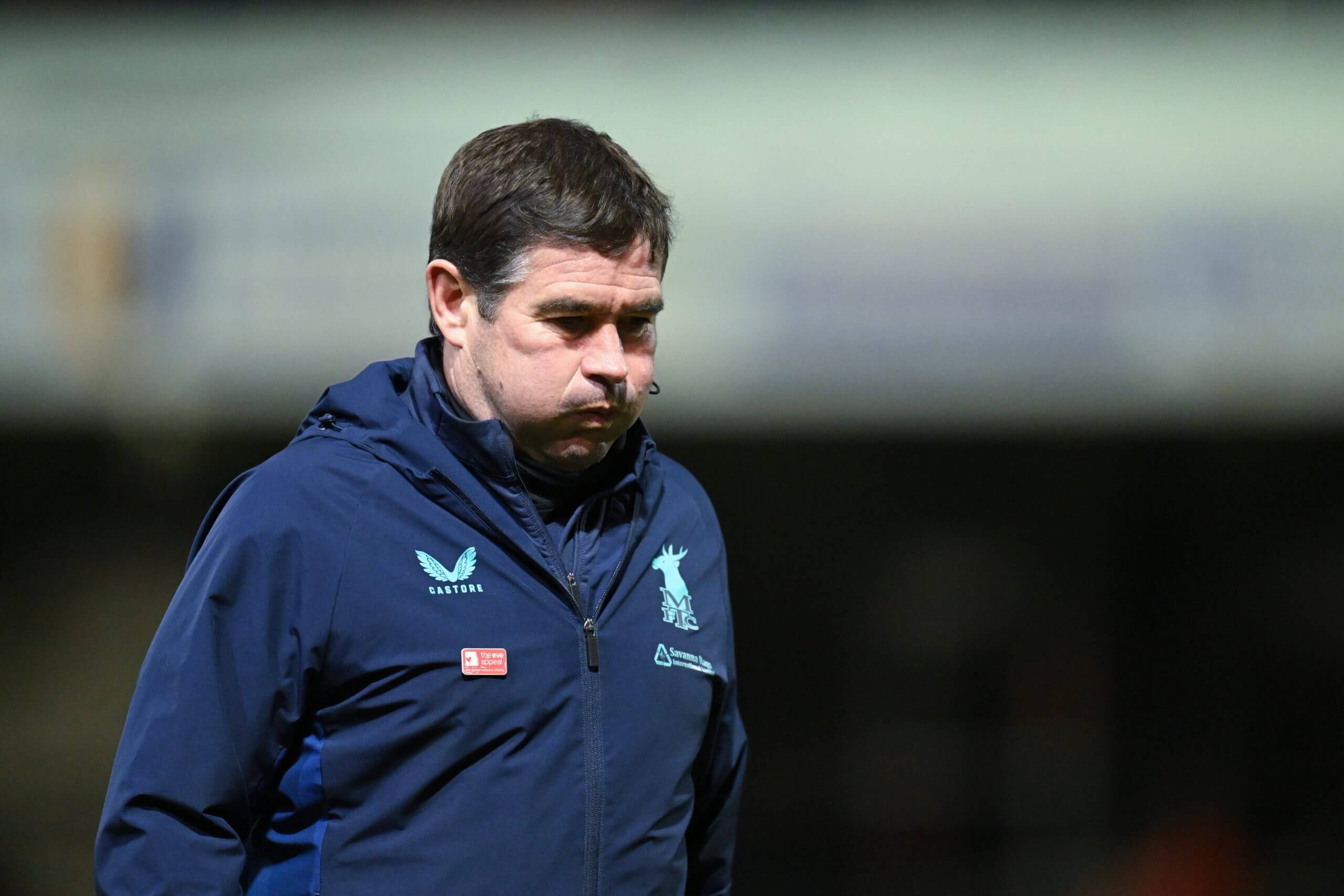 Nigel Clough encadrant l'équipe de Mansfield Town