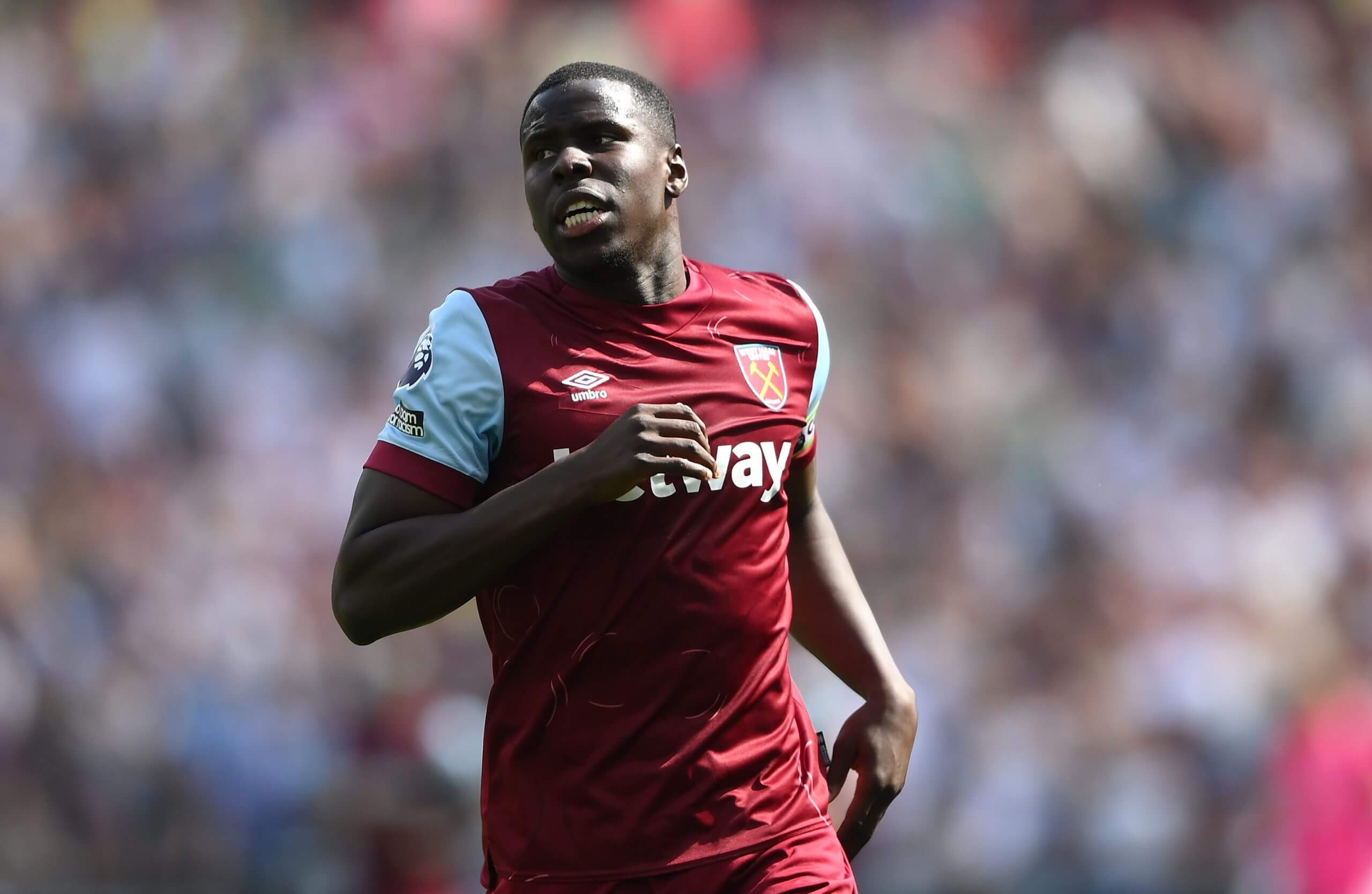 Kurt Zouma sous le maillot de West Ham