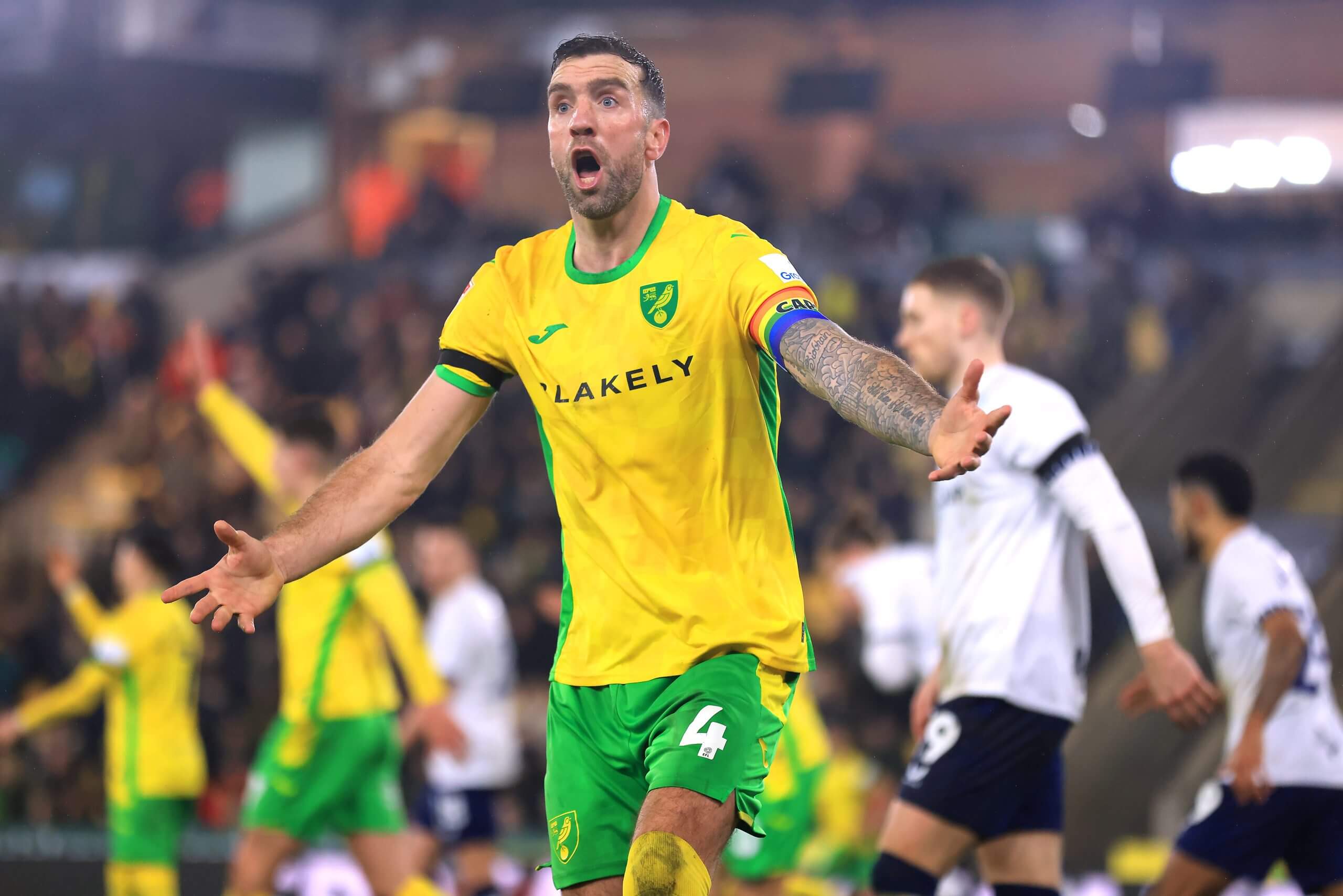 Shane Duffy lors d'un match du Championship