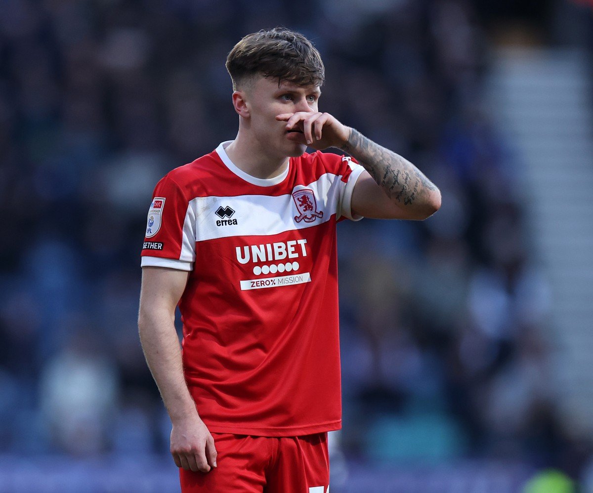 Ben Doak en action avec Middlesbrough