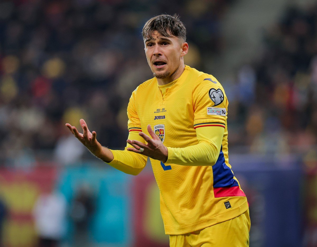 Andrei Ratiu en action avec la Roumanie