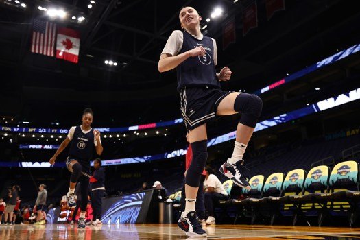 Paige Bueckers lors du Final Four NCAA féminin