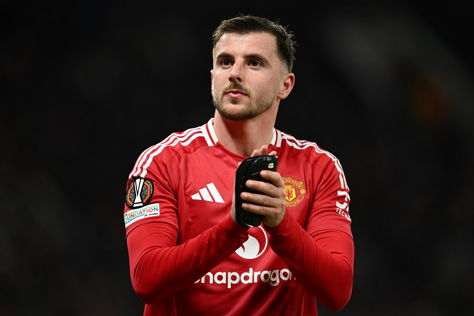 Mason Mount lors d'un match de Manchester United