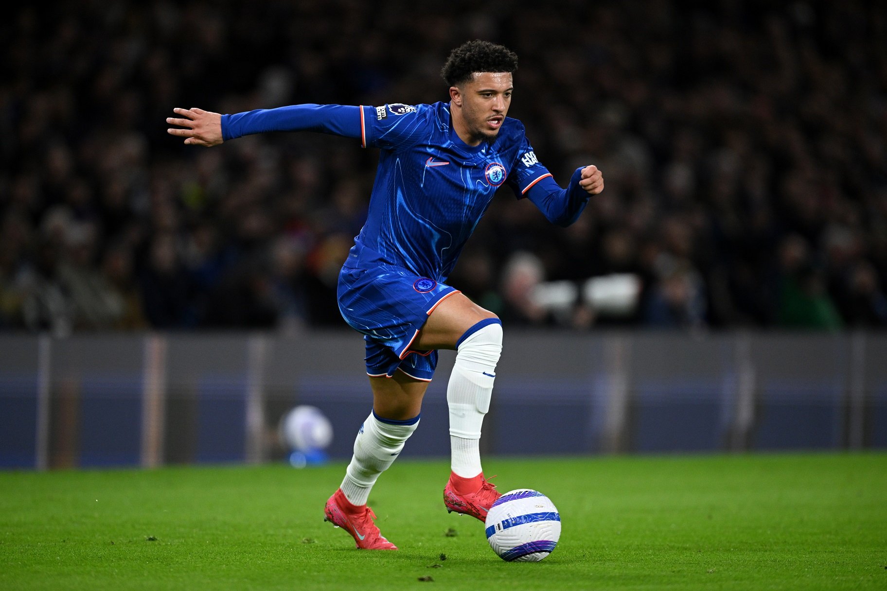 Jadon Sancho en action sous les couleurs de Chelsea