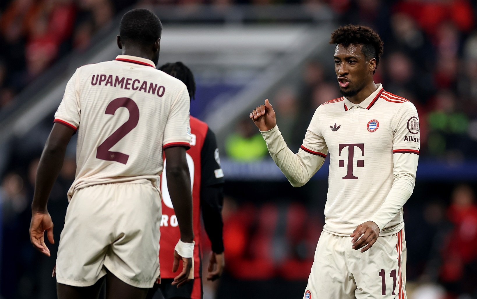 Kingsley Coman en action avec le Bayern Munich