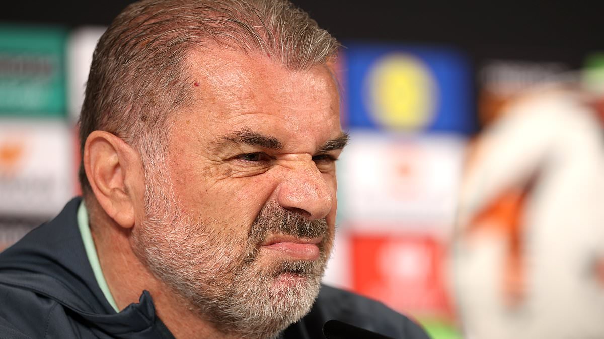 Ange Postecoglou furieux avant la finale Europa League Tottenham vs Man United