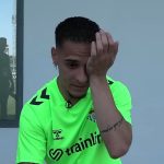 Antony en pleurs - ses luttes chez Manchester United