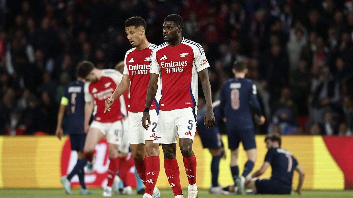 Arsenal critiqué en France après l’élimination face au PSG en C1