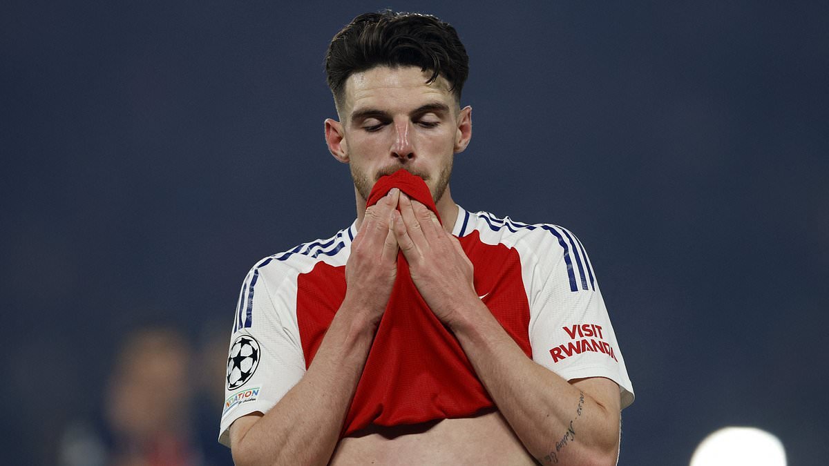 Arsenal humilié - les stats accablantes après l-élimination en C1 contre le PSG