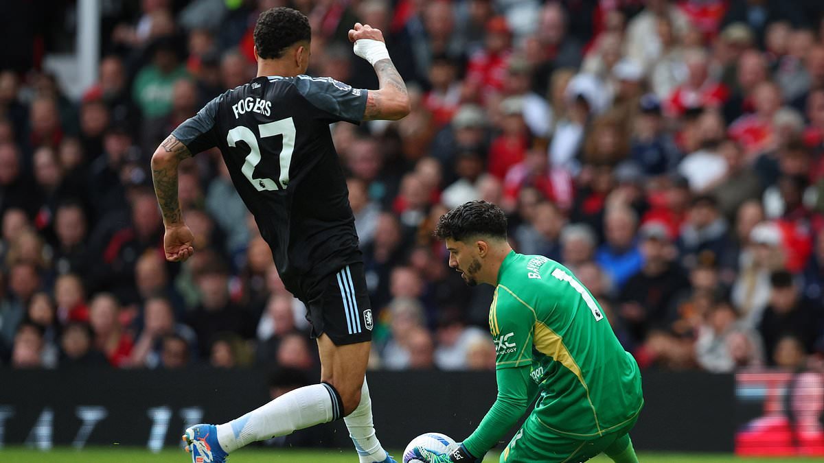 Aston Villa victime d-une erreur d-arbitrage au Old Trafford