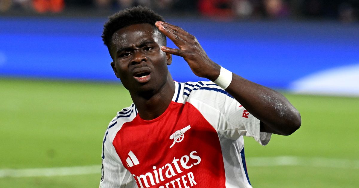 Bukayo Saka - le raté qui a marqué la défaite d-Arsenal contre le PSG