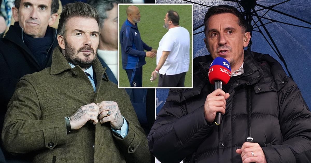 David Beckham réagit au bannissement de Gary Neville à Nottingham