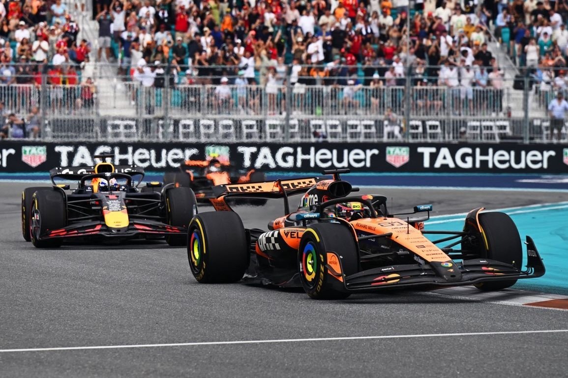 F1 Miami GP - Comment Piastri a profité de la bataille que Norris a perdue