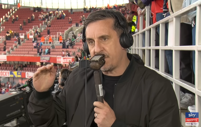 Gary Neville prédit le top 5 de la Premier League et la course à la C1