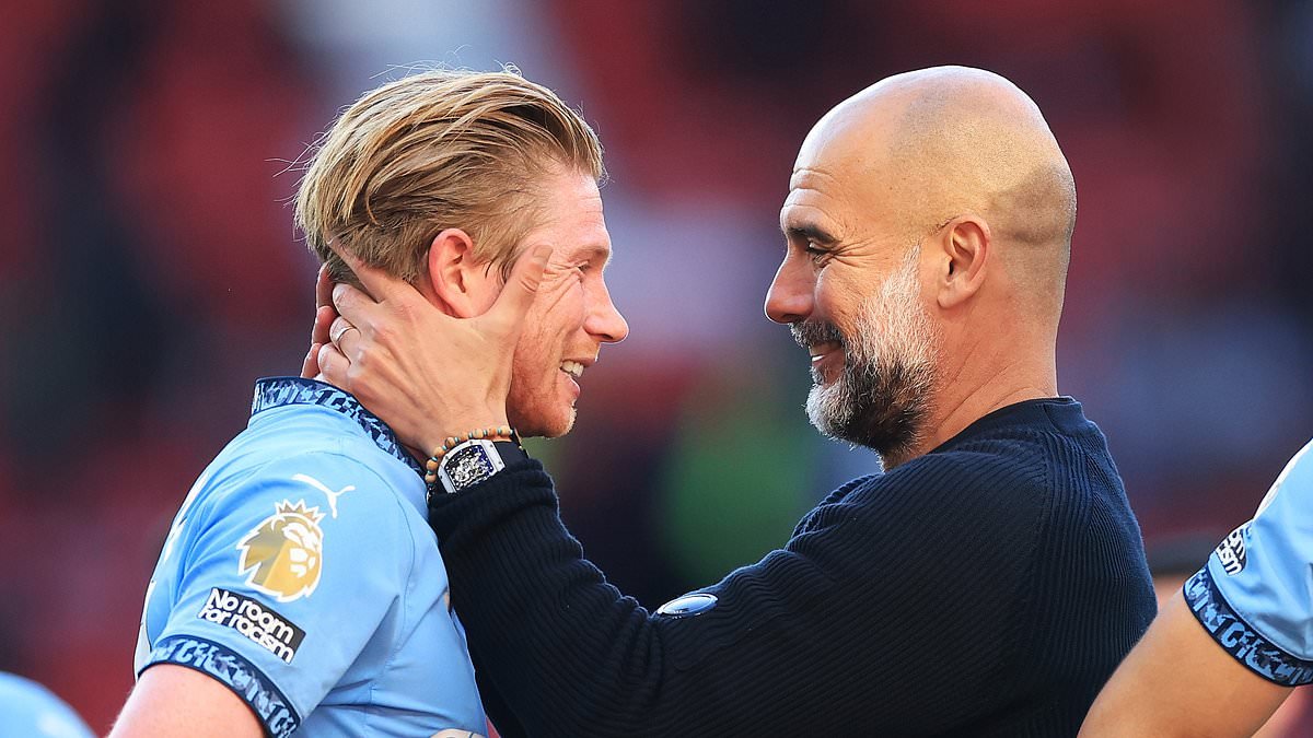 Guardiola classe De Bruyne 2e meilleur passeur de sa carrière