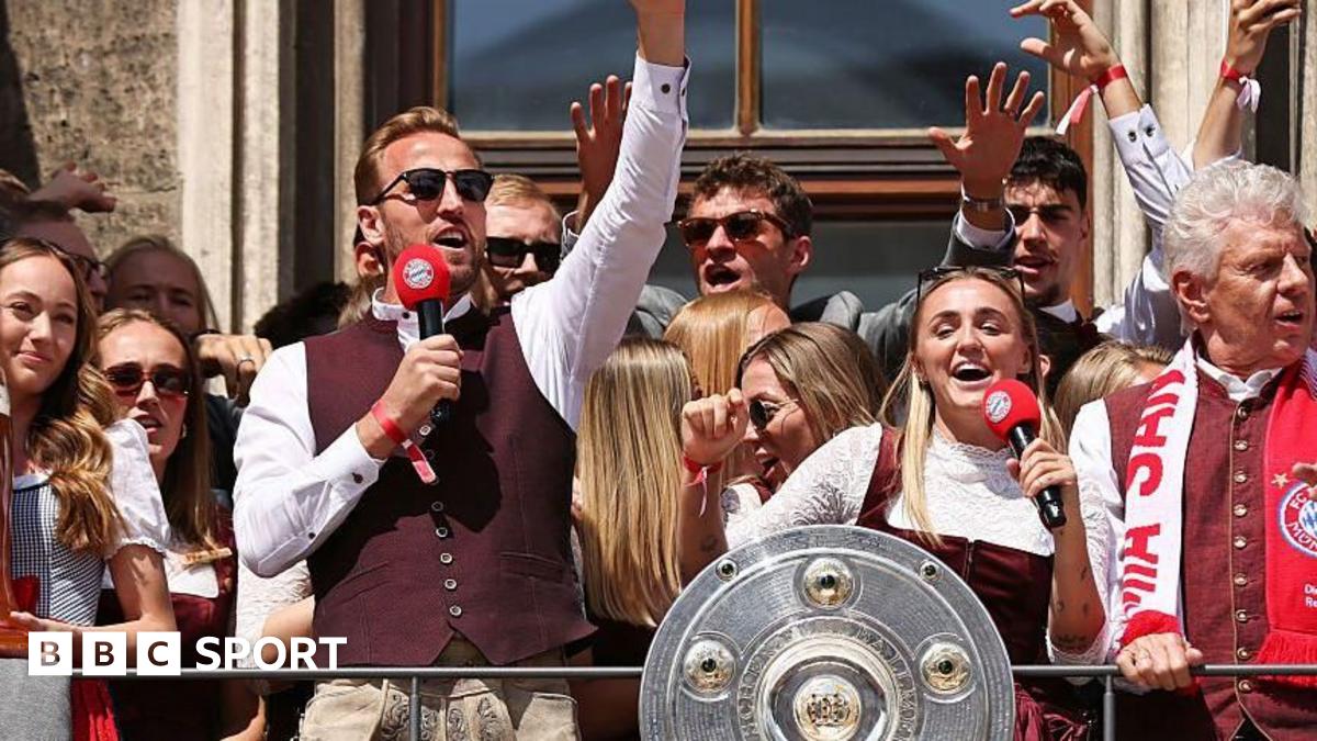 Harry Kane - Son premier titre avec le Bayern Munich célébré
