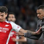 Jakub Kiwior brille et stoppe Mbappé lors d-Arsenal-Real Madrid